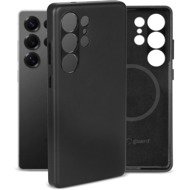 AlzaGuard Genuine Leather Case with Magsafe for Samsung Galaxy S25 Ultra Black - Phone Cover
