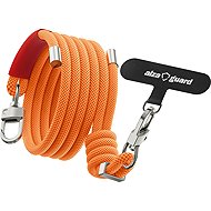 AlzaGuard Universal Adjustable Lanyard - orange - Phone Lanyard