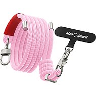 AlzaGuard Universal Adjustable Lanyard - pink - Phone Lanyard