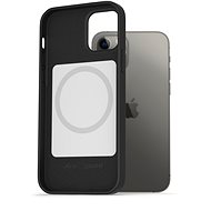 AlzaGuard Magsafe Silicone Case for iPhone 12 / 12 Pro black - Phone Cover