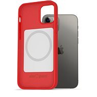 AlzaGuard Magsafe Silicone Case for iPhone 12 / 12 Pro red - Phone Cover