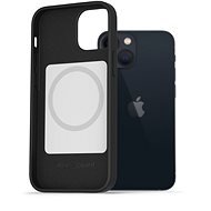 AlzaGuard Magsafe Silicone Case für das iPhone 13 Mini Schwarz - Handyhülle