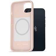 AlzaGuard Magsafe Silicone Case na iPhone 13 ružový - Kryt na mobil