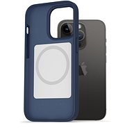 AlzaGuard Magsafe Silicone Case für iPhone 14 Pro blau - Handyhülle