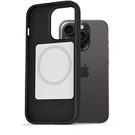AlzaGuard Magsafe Silicone Case for iPhone 15 Pro black - Phone Cover
