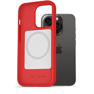 AlzaGuard Magsafe Silicone Case for iPhone 15 Pro Max red - Phone Cover