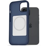 AlzaGuard Magsafe Silicone Case for iPhone 15 Plus blue - Phone Cover