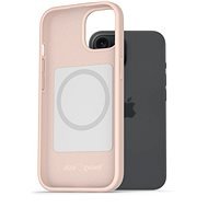 AlzaGuard Silicone iPhone 15 Plus Magsafe rózsaszín tok - Telefon tok