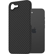 AlzaGuard Ultra Slim Aramid Case Compatible with MagSafe for iPhone 16e / 17e - Phone Cover