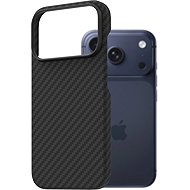 AlzaGuard Ultra Slim Aramid Case Compatible with MagSafe for iPhone 17 Pro - Phone Cover
