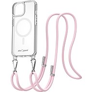 AlzaGuard Luxe Detach Lanyard Case Compatible with MagSafe for iPhone 13 pink - Phone Cover
