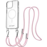AlzaGuard Luxe Detach Lanyard Case Compatible with MagSafe for iPhone 15 pink - Phone Cover
