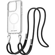 AlzaGuard Luxe Detach Lanyard Case Compatible with MagSafe for iPhone 15 Pro black - Phone Cover