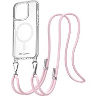 AlzaGuard Luxe Detach Lanyard Case Compatible with MagSafe for iPhone 15 Pro pink - Phone Cover