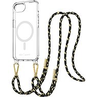 AlzaGuard Luxe Detach Lanyard Case Compatible with MagSafe for iPhone 16e yellow-green - Phone Cover