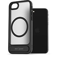 AlzaGuard Matte Case with Stand Compatible with MagSafe for iPhone 7 / 8 / SE 2020 / SE 2022 black - Phone Cover