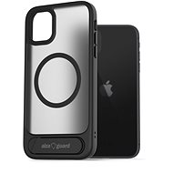 AlzaGuard Matte Case with Stand Compatible with MagSafe for iPhone 11 Black - Phone Cover