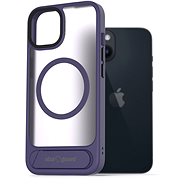 AlzaGuard Matte Case with Stand Compatible with MagSafe for iPhone 14 purple - Phone Cover