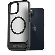 AlzaGuard Matte Case with Stand Compatible with MagSafe for iPhone 14 Black - Phone Cover
