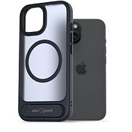 AlzaGuard Matte Case with Stand Compatible with MagSafe for iPhone 15 dark blue - Phone Cover