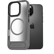 AlzaGuard Matte Case with Stand Compatible with MagSafe for iPhone 16 Pro Max grey - Phone Cover