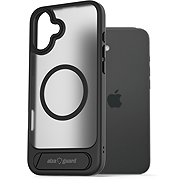 AlzaGuard Matte Case with Stand Compatible with MagSafe for iPhone 16 Plus Black - Phone Cover