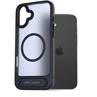 AlzaGuard Matte Case with Stand Compatible with MagSafe for iPhone 16 Plus dark blue - Phone Cover