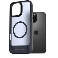 AlzaGuard Matte Case with Stand Compatible with MagSafe for iPhone 16 Pro dark blue - Phone Cover