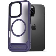 AlzaGuard Matte Case with Stand Compatible with MagSafe for iPhone 16 Pro Max purple - Phone Cover