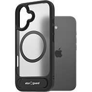 AlzaGuard Matte Case with Stand Compatible with MagSafe for iPhone 17 Black - Phone Cover