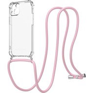AlzaGuard Luxe Lanyard Case for iPhone 13 Mini pink - Phone Cover