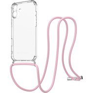 AlzaGuard Luxe Lanyard Case for iPhone 16 Plus pink - Phone Cover