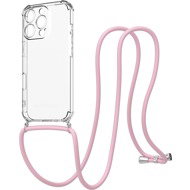 AlzaGuard Luxe Lanyard Case for iPhone 16 Pro pink - Phone Cover