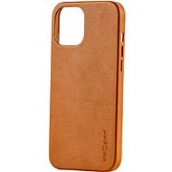 AlzaGuard Premium Leather Case for iPhone 12/12 Pro Brown - Phone Cover