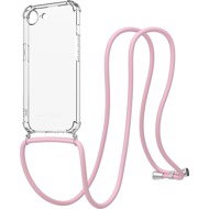 AlzaGuard Luxe Lanyard Case pro iPhone 16e / 17e pink - Phone Cover