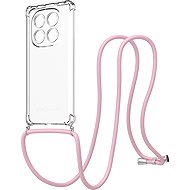 AlzaGuard Luxe Lanyard Case for Xiaomi Redmi Note 14 Pro 5G pink - Phone Cover