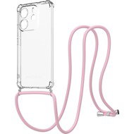 AlzaGuard Luxe Lanyard Case for Xiaomi Redmi Note 14 4G pink - Phone Cover
