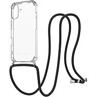AlzaGuard Luxe Lanyard Case for iPhone 17 black - Phone Cover