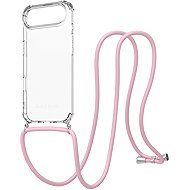 AlzaGuard Luxe Lanyard Case for iPhone Air pink - Phone Cover