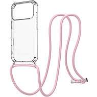 AlzaGuard Luxe Lanyard Case for iPhone 17 Pro pink - Phone Cover
