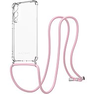 AlzaGuard Luxe Lanyard Case for Samsung Galaxy S25 Edge pink - Phone Cover