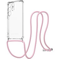 AlzaGuard Luxe Lanyard Case for Samsung Galaxy S26 Ultra 5G pink - Phone Cover