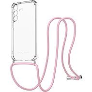 AlzaGuard Luxe Lanyard Case for Samsung Galaxy A37 pink - Phone Cover