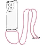 AlzaGuard Luxe Lanyard Case for Xiaomi Redmi Note 15 5G pink - Phone Cover