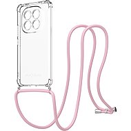 AlzaGuard Luxe Lanyard Case for Xiaomi Redmi Note 15 Pro 4G pink - Phone Cover