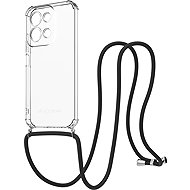 AlzaGuard Luxe Lanyard Case for Xiaomi Redmi 15C 4G/5G, POCO C85 5G/4G black - Phone Cover