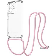 AlzaGuard Luxe Lanyard Case for Xiaomi Redmi 15C 4G/5G, POCO C85 5G/4G pink - Phone Cover
