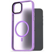 AlzaGuard Matte Case Compatible with MagSafe für iPhone 15 Plus hellviolett - Handyhülle