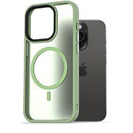 AlzaGuard Matte Case Compatible with MagSafe for iPhone 15 Pro green - Phone Cover