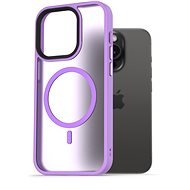 AlzaGuard Matte Case Compatible with MagSafe für iPhone 15 Pro hellviolett - Handyhülle